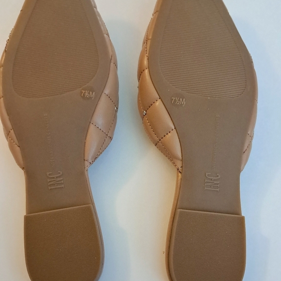 MACYS INTERNATIONCONCEPT, INC SHOES. MULES LIGHT BROWN, 7.5 US. NEW WITHOUT TAG. - Picture 5 of 11